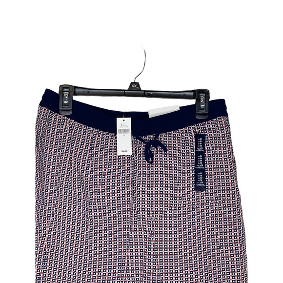 Gap Women's Skirt Retro Look Geo Print Drawstring Short Stretch White Medium NWT - Picture 3 of 8